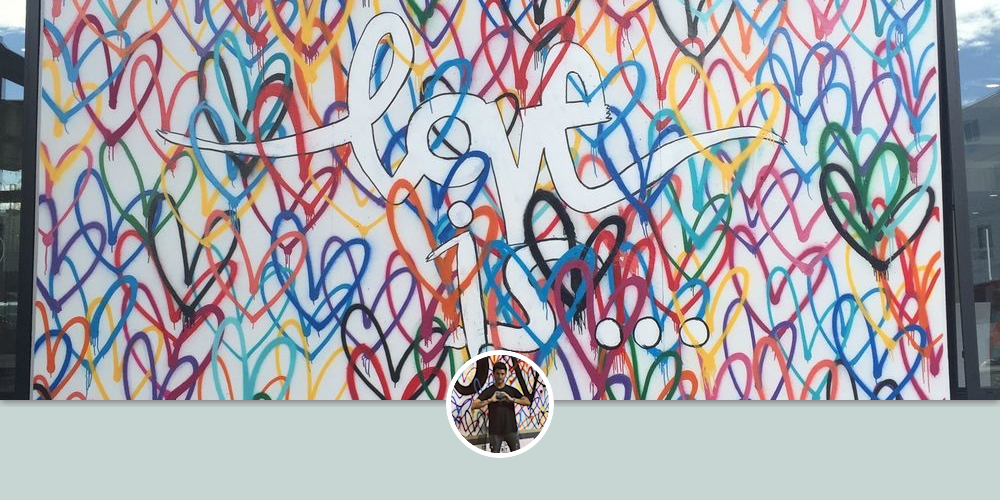 Custom Mural Lovewall By Jgoldcrown Seen At Cafe Gratitude Arts District Los Angeles Wescover