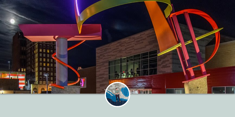 Merger Moment, 2016 by David Griggs at Eric Snow YMCA, Canton