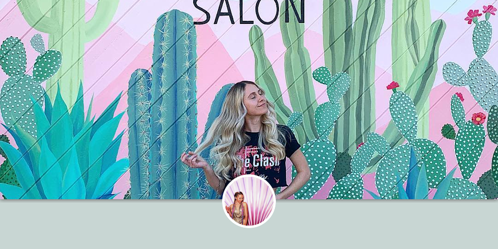 Eco Chic Salon Mural by Wandering Delilah (Delilah Strukel) at Eco Chic