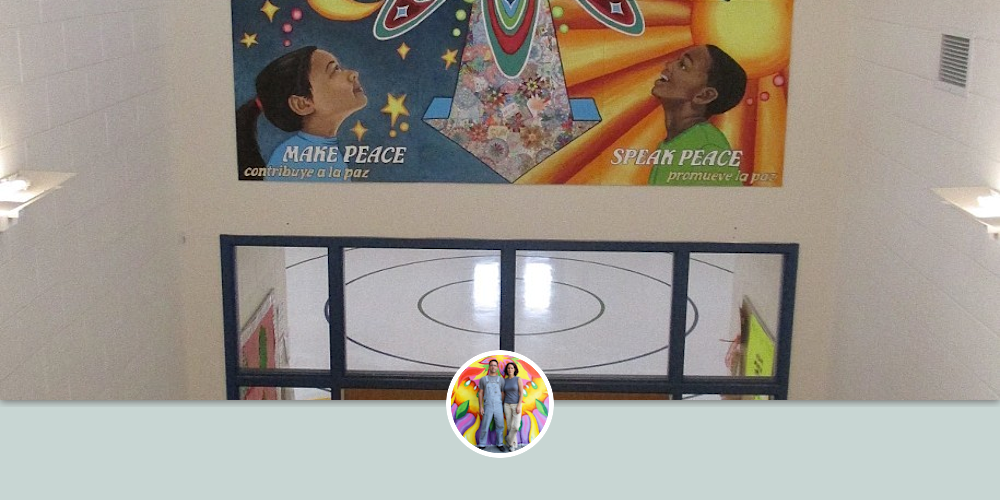Peace Begins with Me by Mix Masters Murals at Willard Elementary School