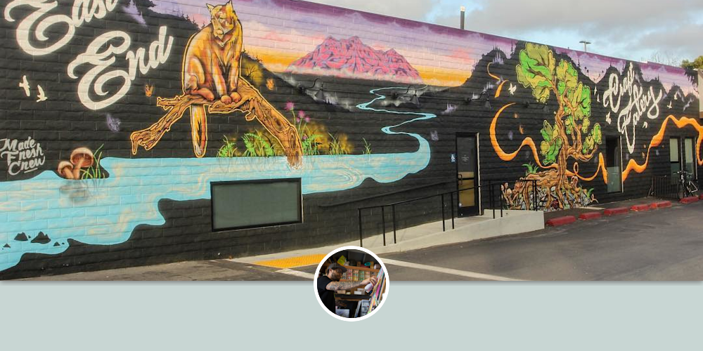 Wall Mural by Taylor Reinhold at East End Gastropub, Capitola