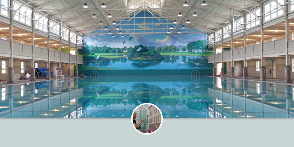The Plunge by John O Wehrle at Richmond Municipal Natatorium Richmond