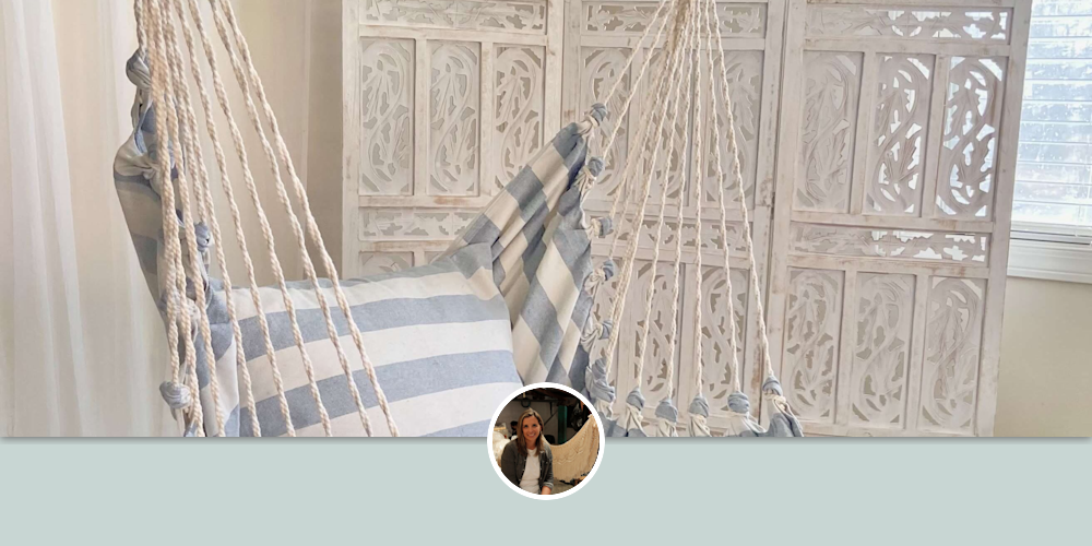 Coastal Style Hanging Chair Hammock Swing CABANA by Limbo Imports