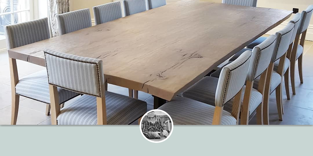 Oak LiveEdge Dining Table by Handmade in Brighton Wescover Tables