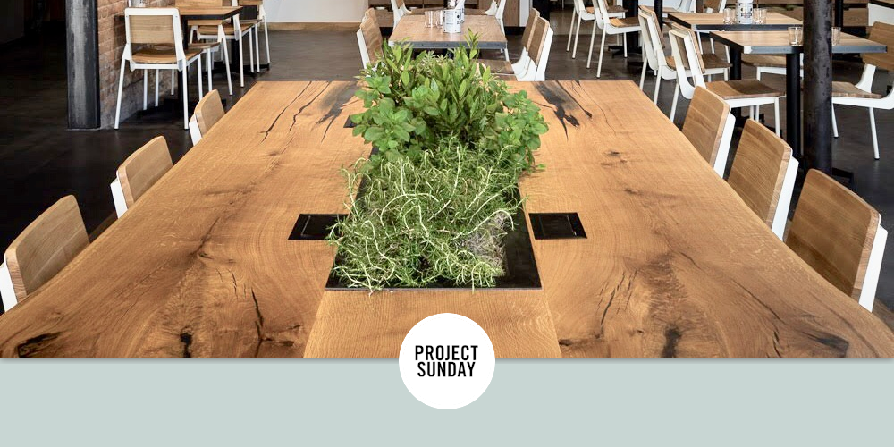 Campos Communal Table by Project Sunday at Campos Coffee Roastery