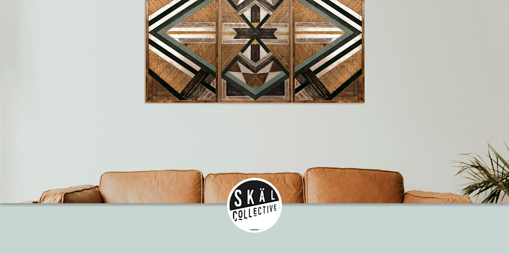 ��Lycia�� Wood Wall Art, Reclaimed Wood Wall Art, by Skal
