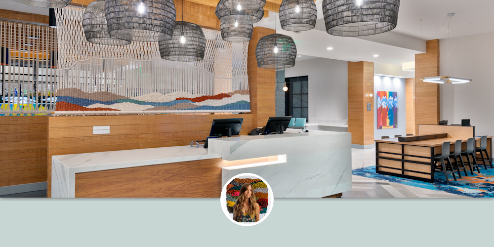 Large Custom Color Macraweave Wall Hanging by MossHound Designs by