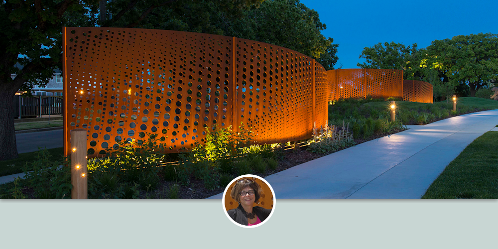 WAM Wind Screens by Vicki Scuri SiteWorks at Wichita Art Museum