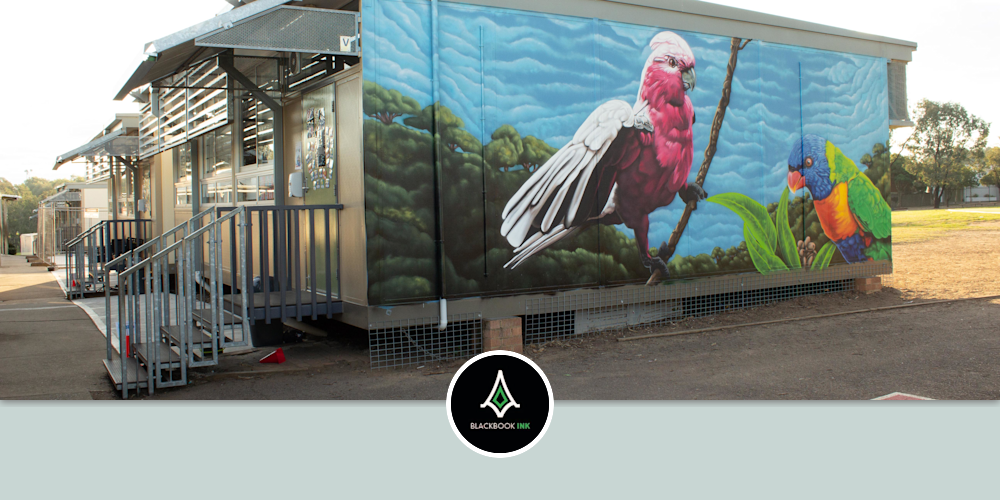 Currans Hill Public School Mural by Blackbook Ink at Currans Hill