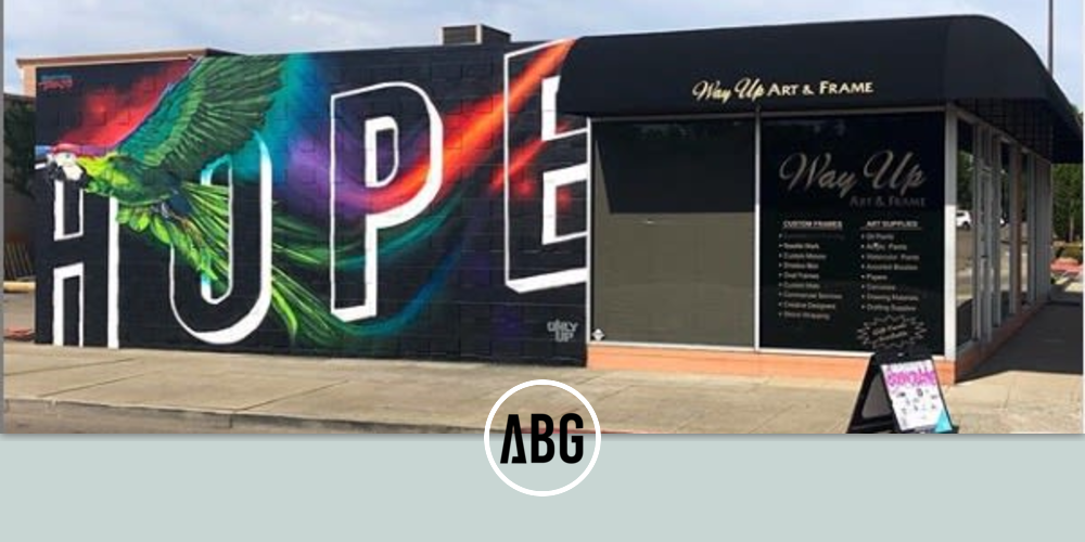 Hope Mural by ABG Art Group at Way Up Art and Frame, Livermore