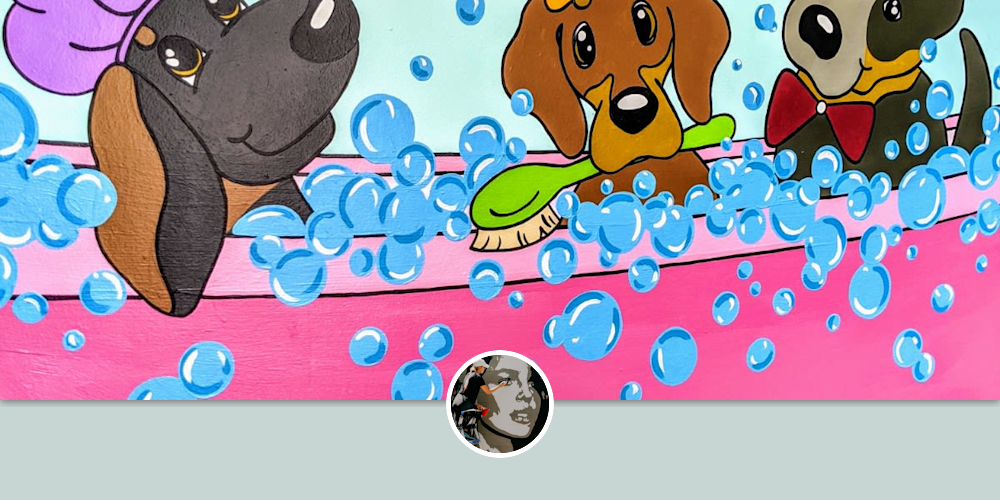 Bows & Bandanas by Christine Crawford Christine Creates Wescover Murals