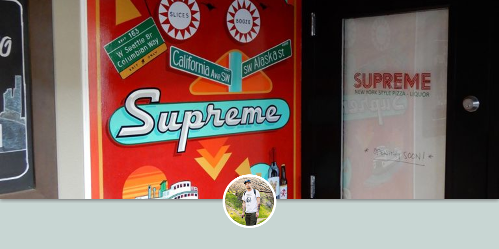 Sign Painting By Zach Rockstad Seen At Supreme Seattle Wescover