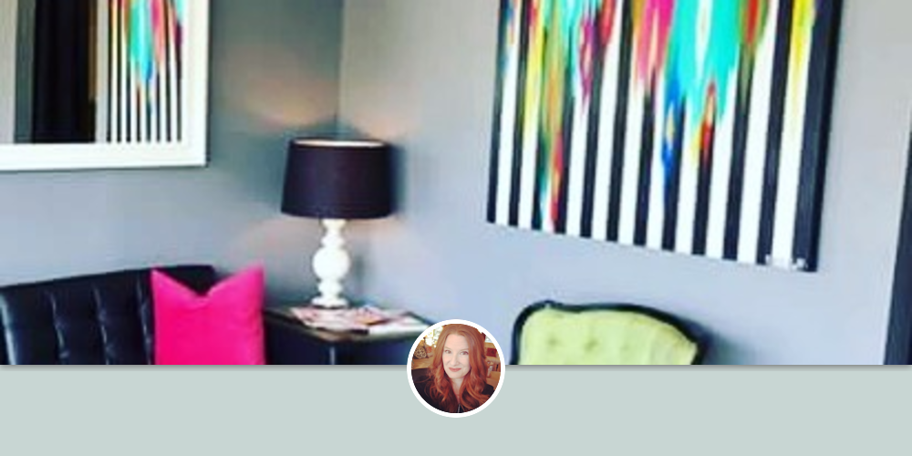 Abstract Painting by Rita Ortloff Studio at The Lash Lab, Edmond