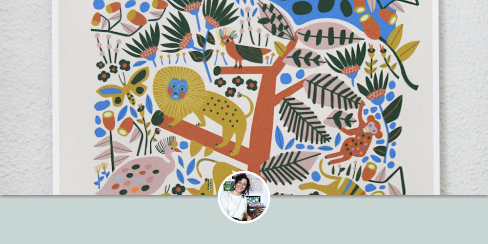 Animal Kingdom Art Print by Leah Duncan Wescover Paintings