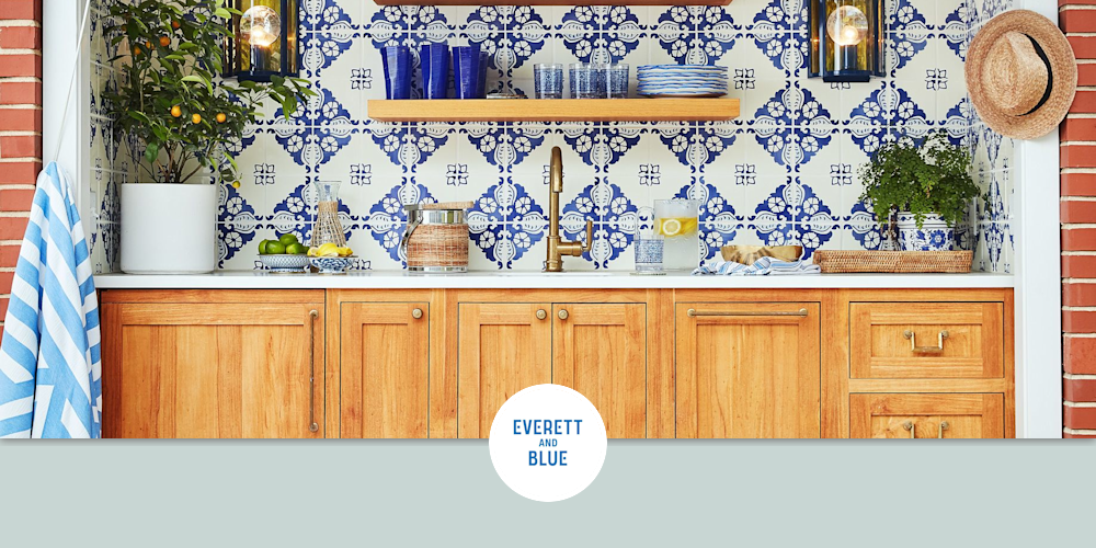 Cascais Ceramic Tile by Everett and Blue Wescover Tiles