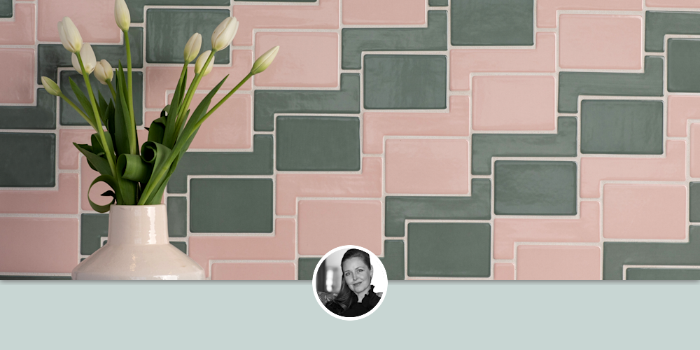 The Pietta Donovan Collection "Zed & Brick" Handmade Ceramic tile at