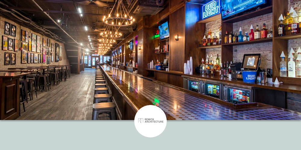 Interior Design by Remick Architecture seen at Nudie's Honky Tonk