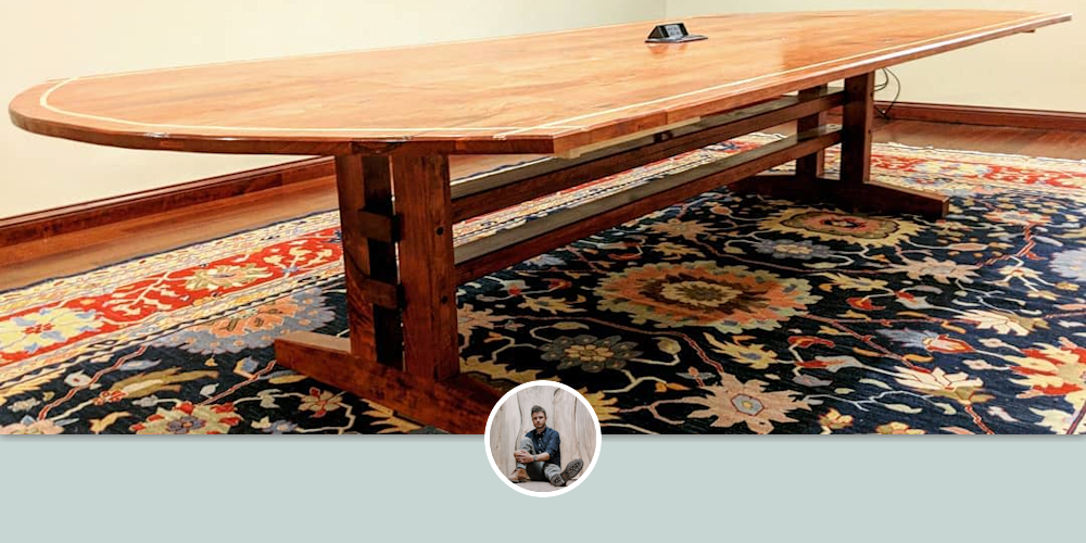 Conference Table by Ney Custom Tables Design and Fabrication at