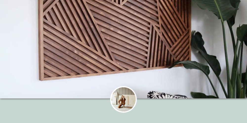 Mountain Wood Art, Wood Wall Art, Abstract Wood Panels by Blank Space