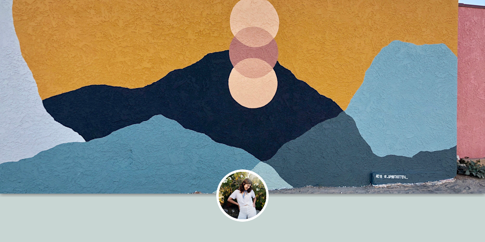 Solar Return Mural in Old Town Yucca Valley by Ana DiGiallonardo