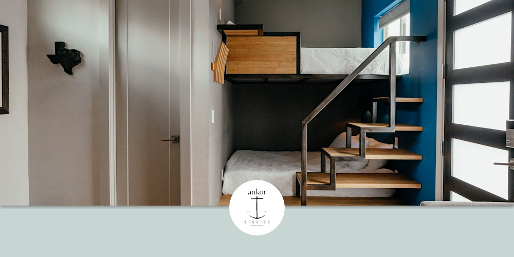 Custom Builtin Bunk Bed by Ankor Studios at Private Residence Austin