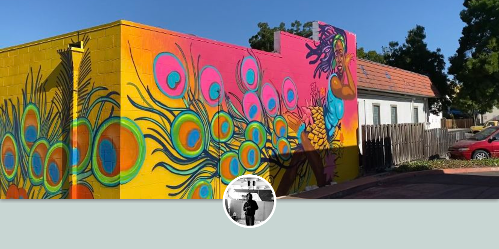 Sista Sankofa by Timothy B, the Artist at Livermore Mural Festival