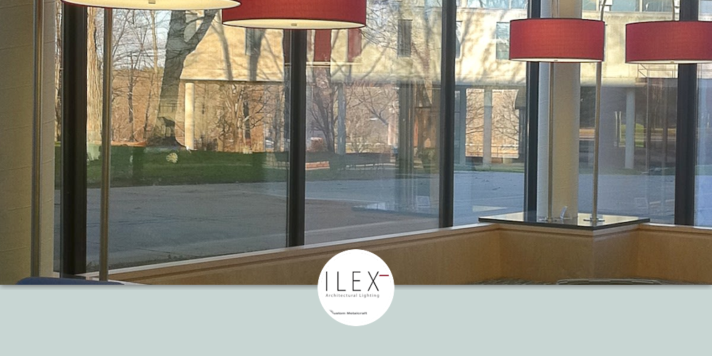 Red Drum Pendants by ILEX Architectural Lighting at University of