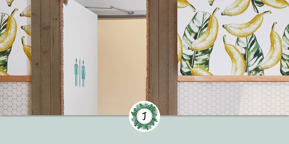 Banana Leaves Wallpaper by Jumanjii at Blenders and Bowls, Austin