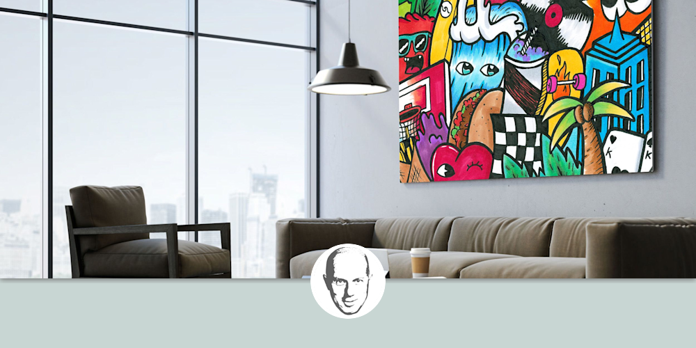 Extra Large Pop Art Wall Art by Kfir Tager by 💥 Kfir Tagar Art