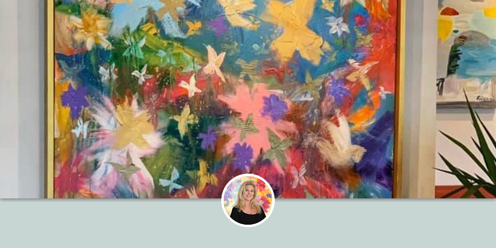 Deep In Serenity By Carol Calicchio Art Studio Seen At West Palm