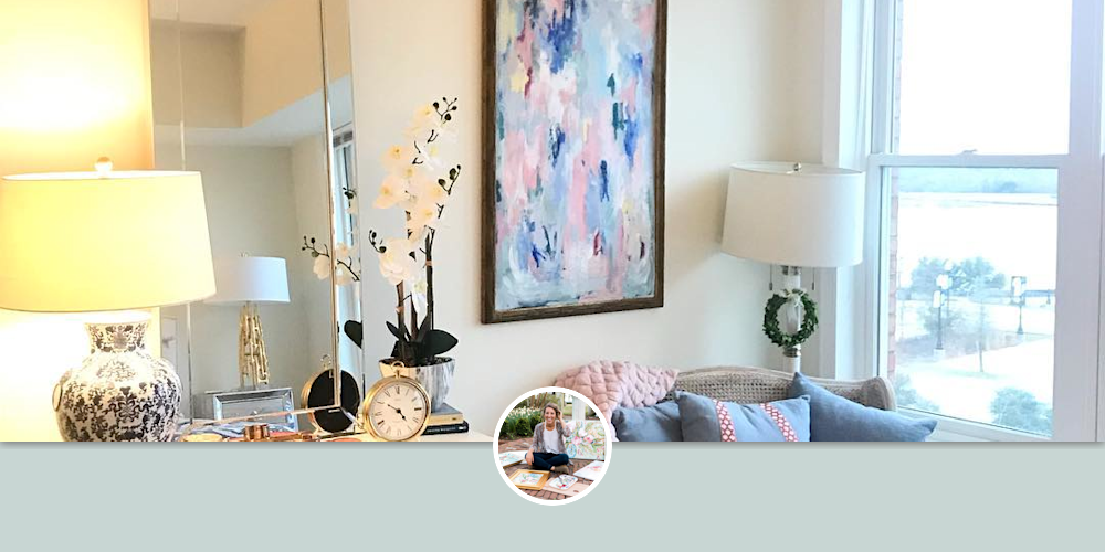 Abstract Painting by Brittany Rawls Art seen at Private ...