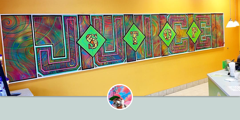 Juice Stop Mural by norm4eva at Juice Stop, Omaha Wescover Murals