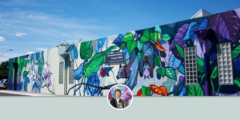 Wall Mural By Sarah Boese Seen At Greenacres Library Greenacres Wescover