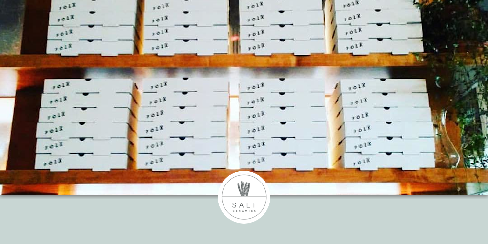 Toasty Stripe Mugs by Salt Ceramics at Folk, Nashville Wescover Cups