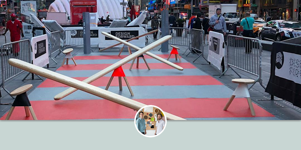Fly Seesaw By Jaime And Isaac Salm Of Mio At Times Square New York