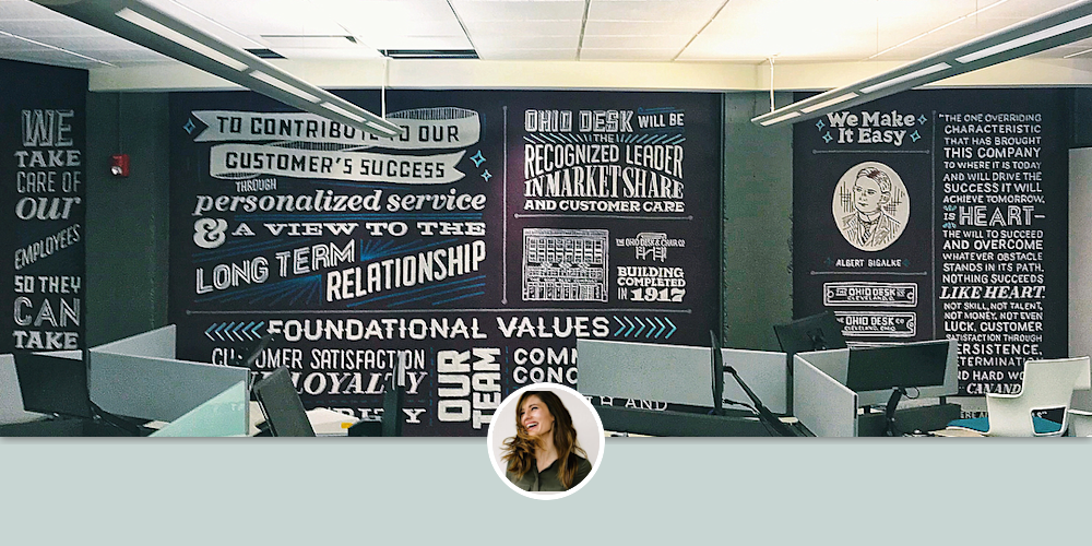 Creating Our Best Work by Lisa Quine at Ohio Desk, Cleveland Wescover