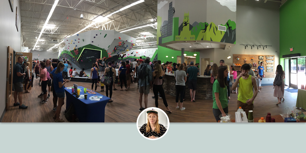 Triangle Rock Club (City Skyline) by YSSRS Creative Wescover Murals