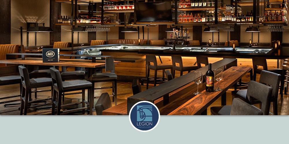 Del Frisco's Grille by Legion Metals at Del Frisco's Grille, Denver Wescover Interior Design
