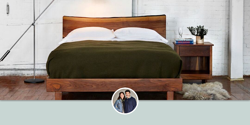 Acadia Live Edge Bed by Chilton Furniture Co. seen at Portland