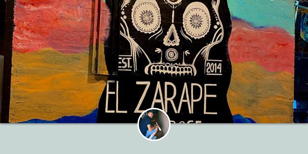 El Zarape Melrose Skull By Astahcustoms Seen At El Zarape Melrose