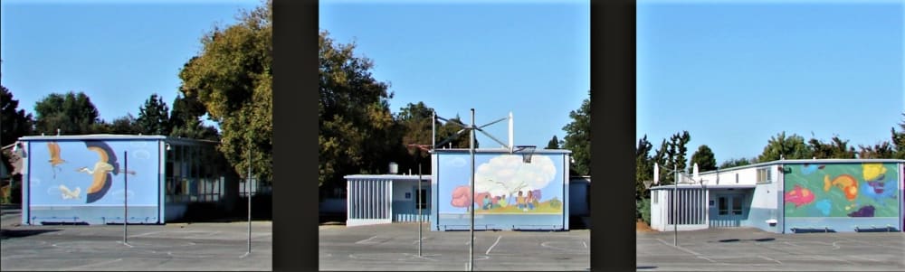 Cherry Land | Street Murals by Dmitry Mosaics | Cherryland Elementary School, Hayward, CA in Hayward
