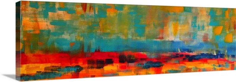 Colorful Abstract Canvas Art | Oil And Acrylic Painting in Paintings by Debby Neal Arts