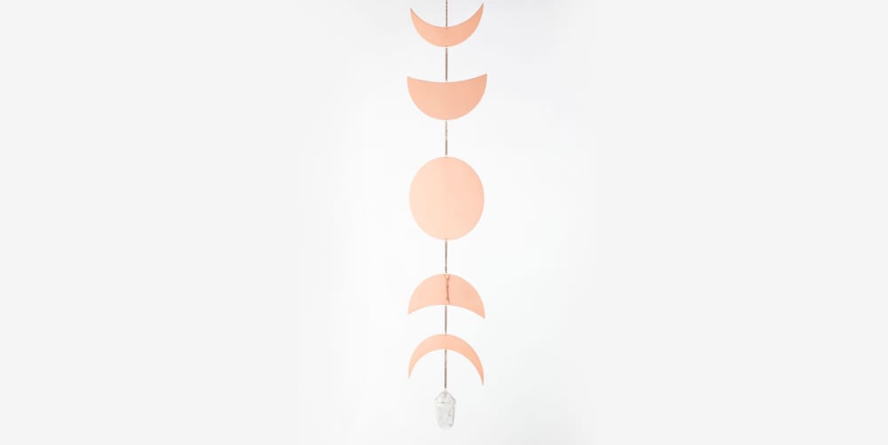 Copper Moon Phase Pendant | Pendants by KL Studios