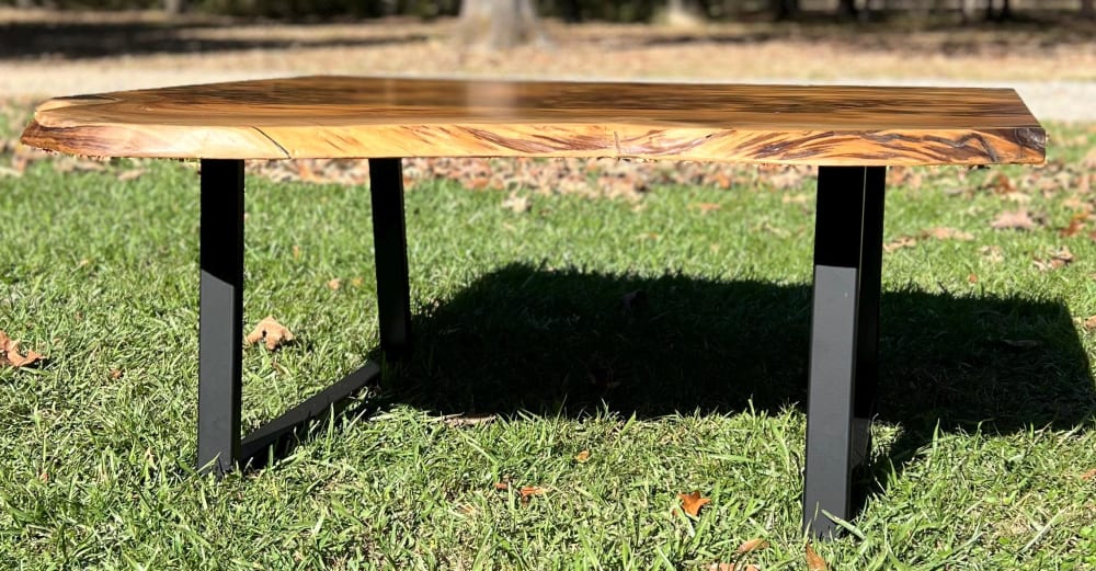 STUNNING! IN STOCK One of a kind pecky sinker Cypress coffee table | Tables by Pelican State Woodworks