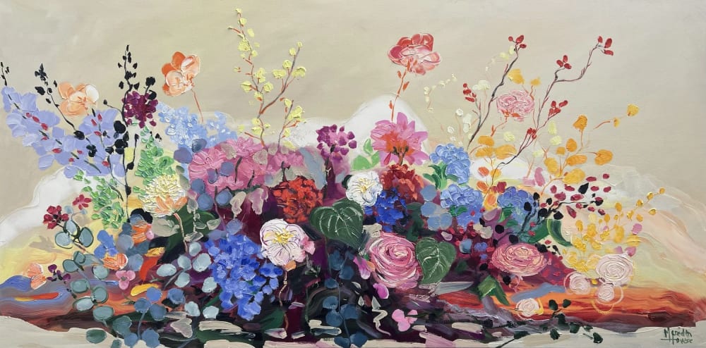 Maximalism Vintage | Oil And Acrylic Painting in Paintings by Meredith H