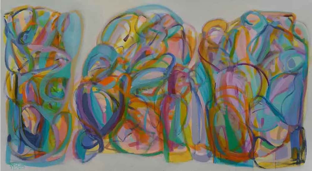 Inner Walk | Oil And Acrylic Painting in Paintings by Gabriela Tolomei