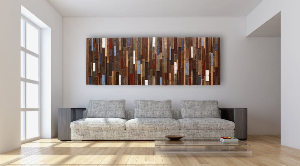 Wood wall art made of old reclaimed barnwood | Wall Hangings by Craig Forget