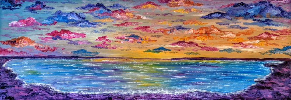 Hawaiian Bliss | Oil And Acrylic Painting in Paintings by Christine Crawford | Christine Creates