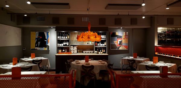 Art Installation - Trio Restaurant | Interior Design by JJ Harrington Gallery - Fine Art, Sculpture, Fine Art Photography, Custom Furnishings & More | Trio Restaurant in Palm Springs