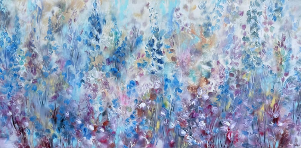 Flower Secrets | Oil And Acrylic Painting in Paintings by Kozyuk Gallery